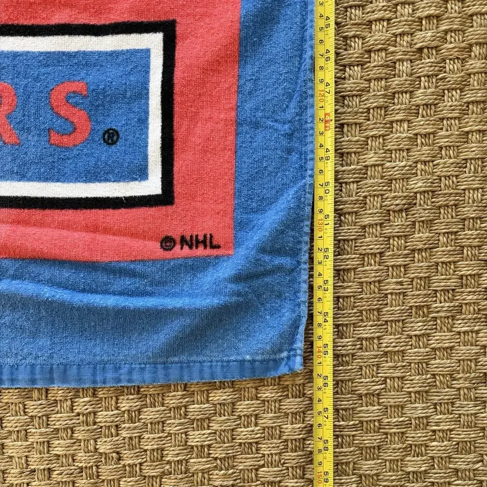 Vintage New York Rangers NHL Hockey Beach Towel 29” X 56”